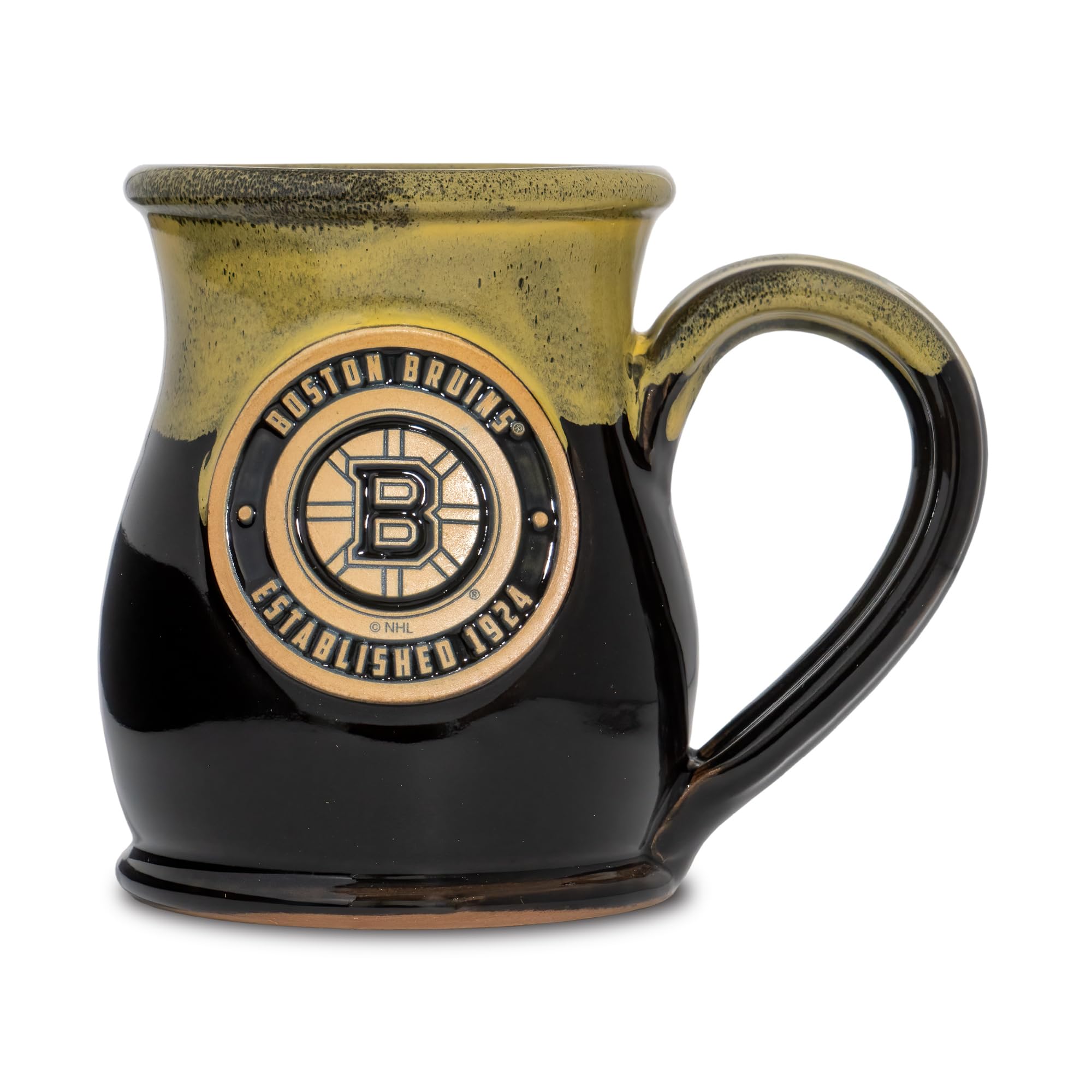 Amazon.com: Greater Distance NHL Hockey Boston Bruins 14oz Two-Tone Tall  Belly Mug, Handmade Large Ceramic Coffee Mug With Team Logo for True Fans,  Premium Deneen Pottery Made in USA : Sports &