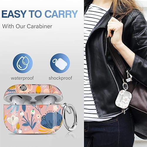 Miniatura 5 de Youtec Funda compatible con Airpods Pro de 2 generación con llaverocordónkit de limpieza, funda para Airpods Pro 2, funda para Airpod Pro de 2