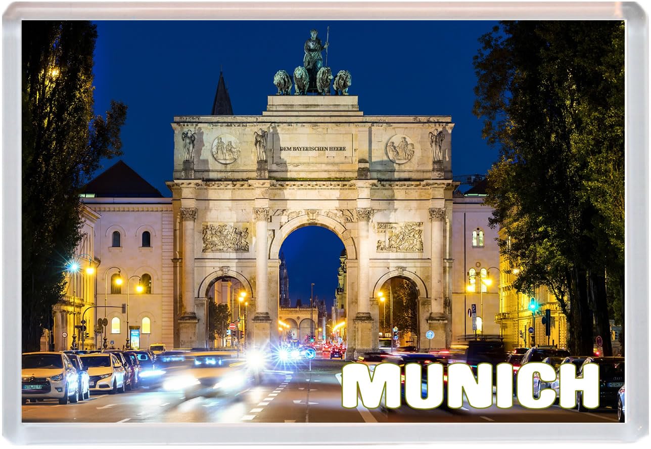 Baked Bean Store Multicolor Munich - Germany - Jumbo Fridge Magnet 96 X 67Mm Bbsfhm1550