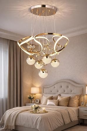 Galaksi Helezon 4+1 Modern Sark t Led Avize 3 Renk Toplu Kelebek Ta l  Sar  Rose Gold Kaplamal  [Enerji S n f  A]