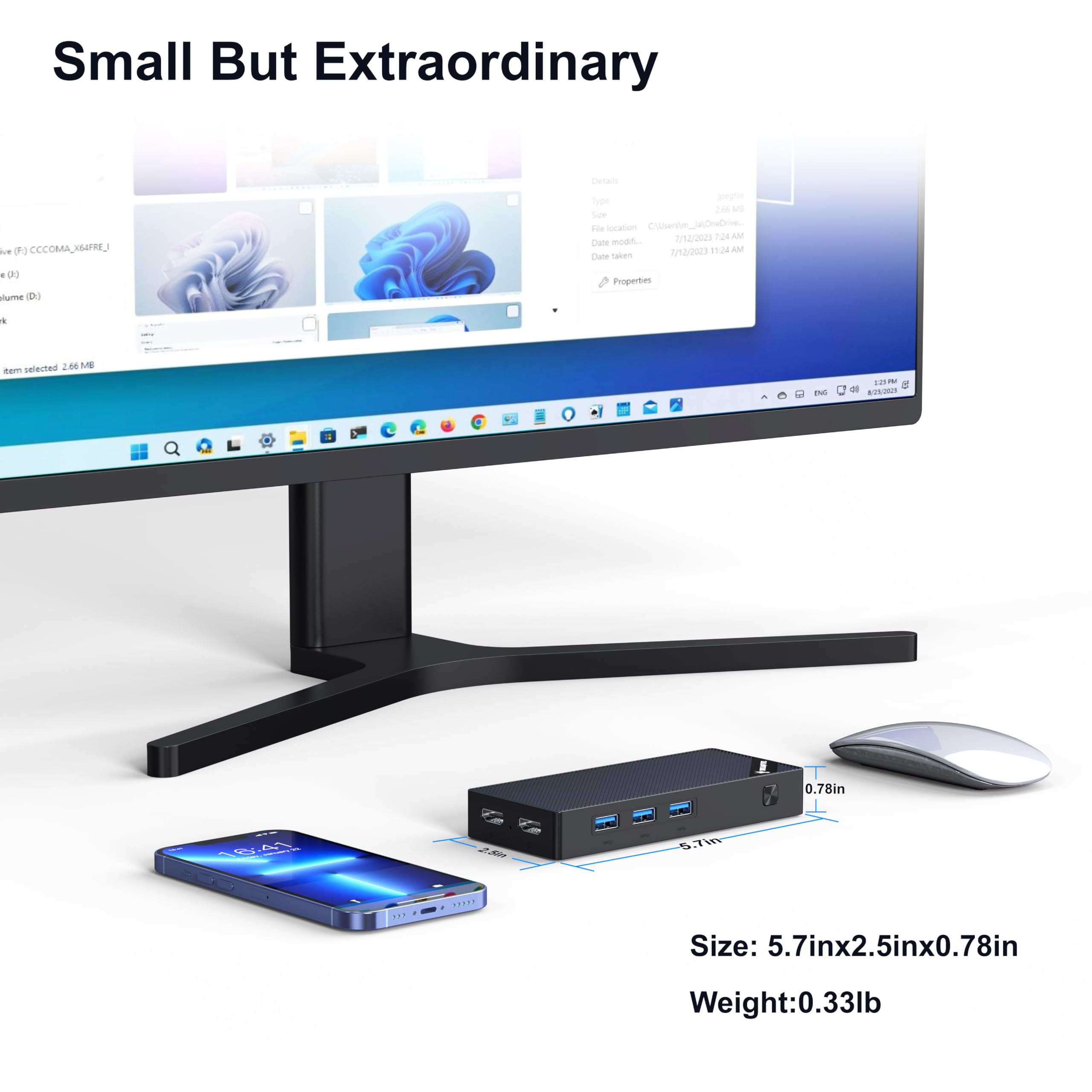 ミニpc Alder Lake N100 minipc 12GB DDR5 Mini PC, 12ª geração Alder Lake N100 (até 3,4 GHz) - Mini