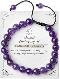 8mm Bracelet Pierre Naturelle Femme Hommes Pierre Precieuse Bracelet Réglables Perle Bijoux Cadeau Pour Femme Hommes