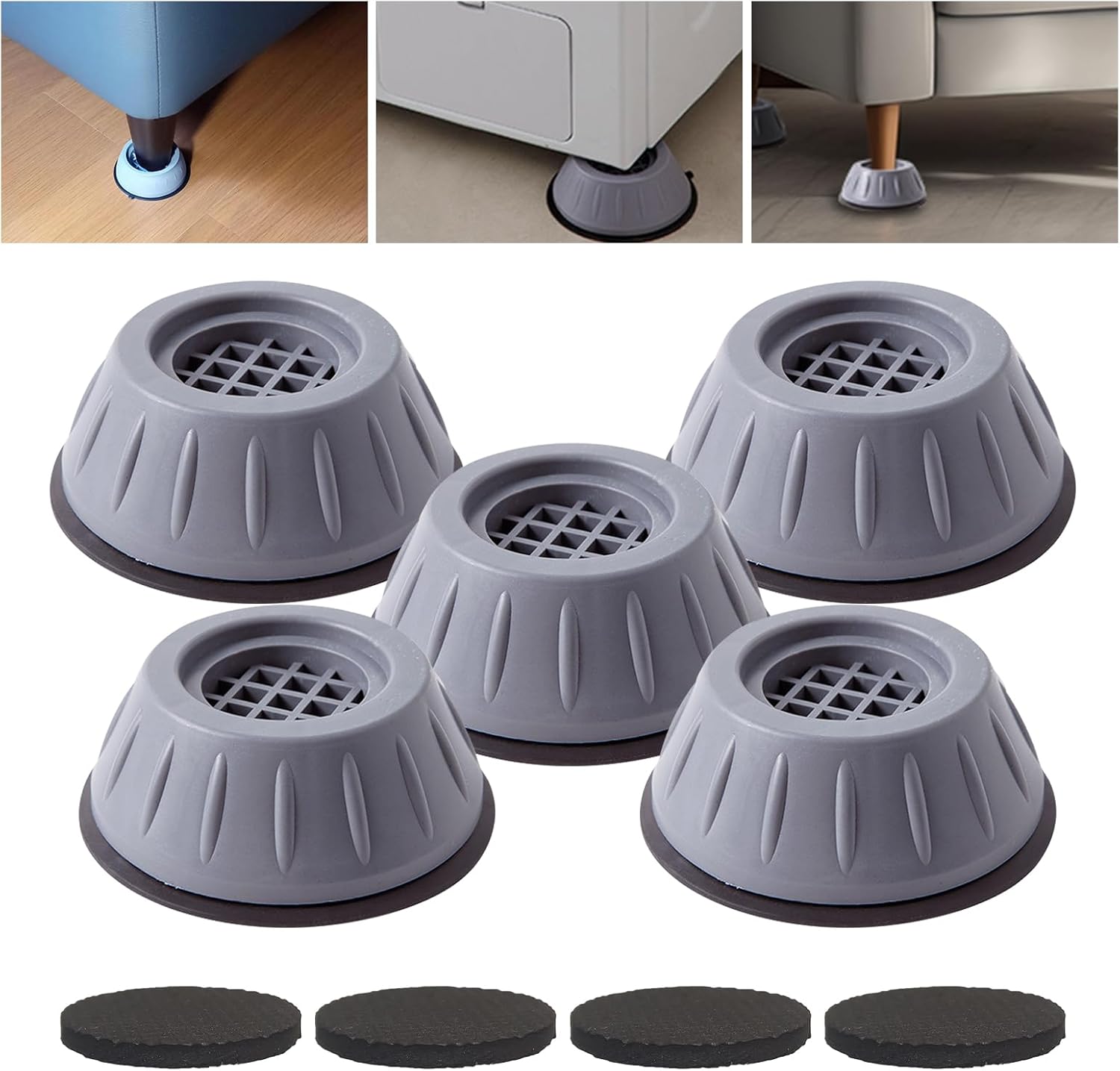 5 PCS Anti Vibration Washing...
