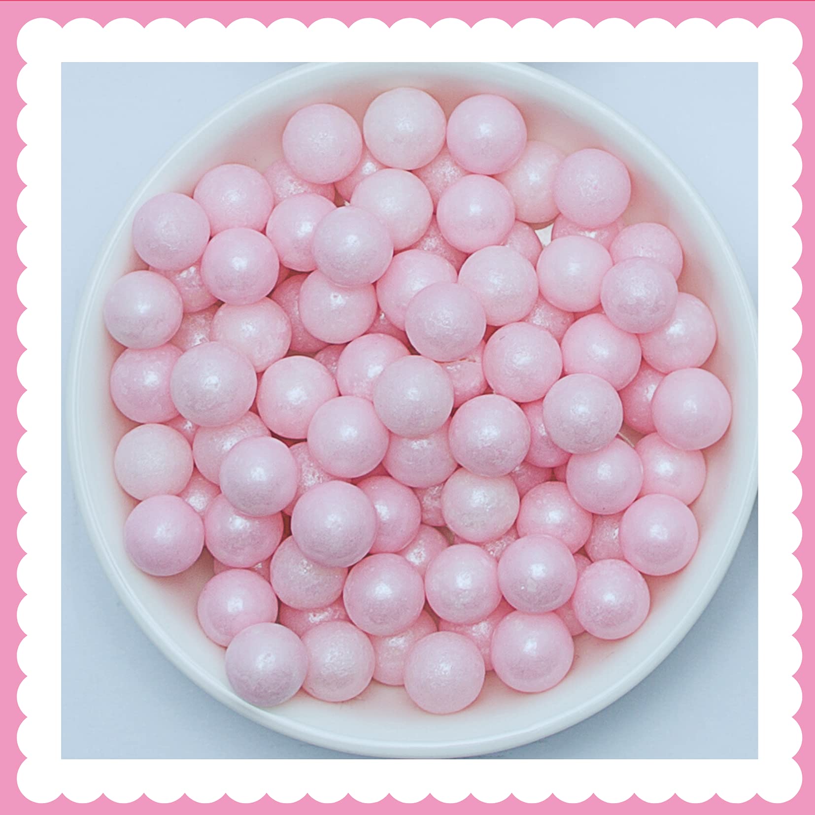 Sugar Pearl - Light Pink- 8mm (100)