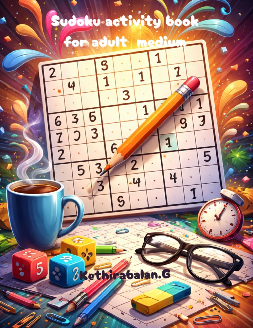 sudoku activity book for adults medium: A Calm and Challenging Puzzle Experience