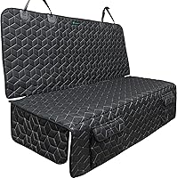 Vista 10 de Forro de carga SUV para perros, 100% impermeable, funda de asiento para maletero de coche con protector de solapa de parachoques, alfombra