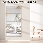 VASUHOME Home Gym Mirrors 12 Inch x 12PCS, HD Glass Wall Mounted Mirror Tiles for Gym, Bedroom, Living Room, Door, Closet