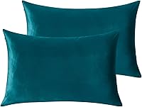 Vista 19 de StangH Funda de almohada corporal de terciopelo azul marino, funda de almohada de 20 x 54 pulgadas, funda protectora de almohada corporal suave
