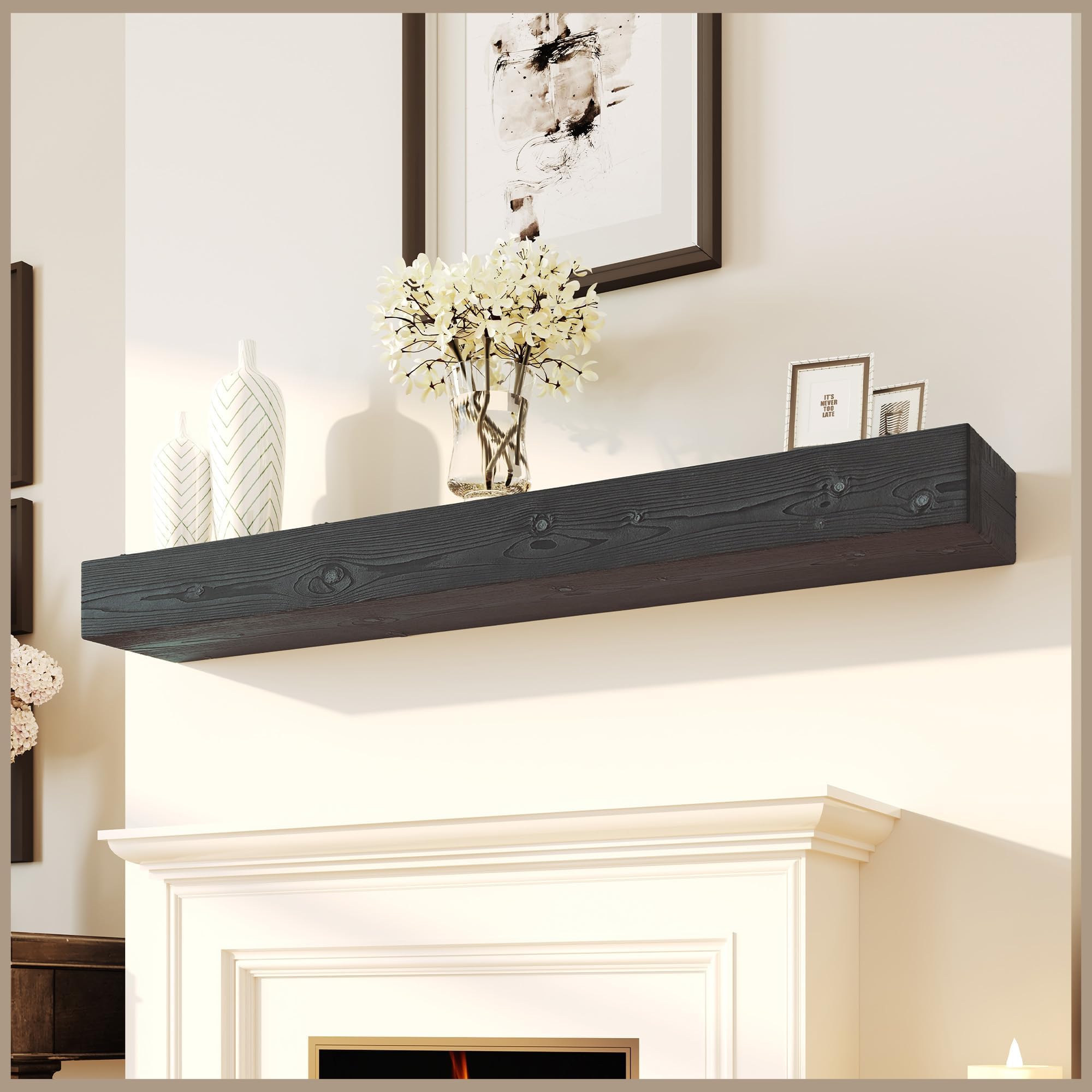 Avana Fireplace Mantle Natural Fireplace Mantles Wood