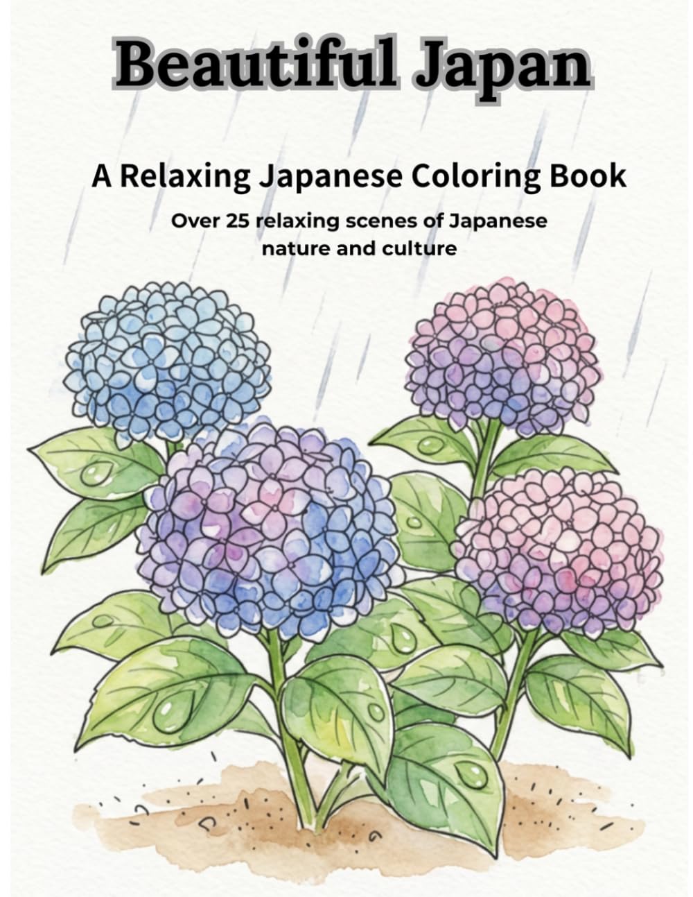 Beautiful Japan: Relaxing Spring and Summer Scenes to Color