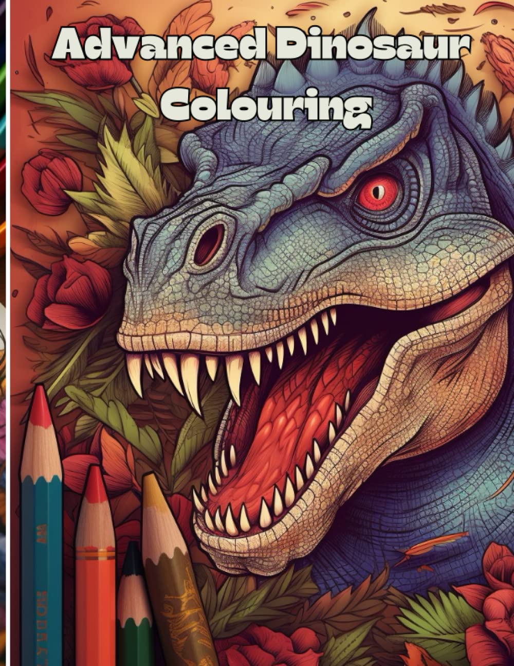 Advanced Dinosaur Colouring Book: Detailed Dinosaur Colouring Book