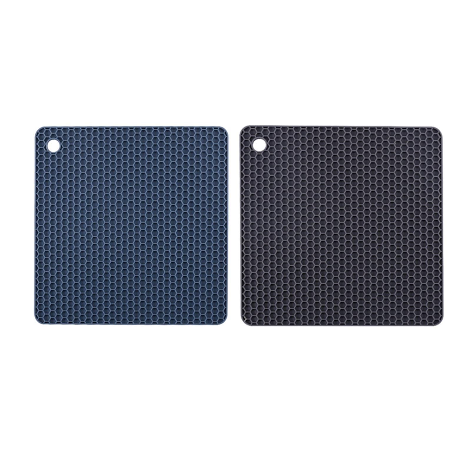 4 PCS Multifunction Heat Resistant Silicone Mat Drink Cup Coasters Nonslip Pads Pot Holder Table Placemat Kitchen Accessories For Kitche(Color 8)