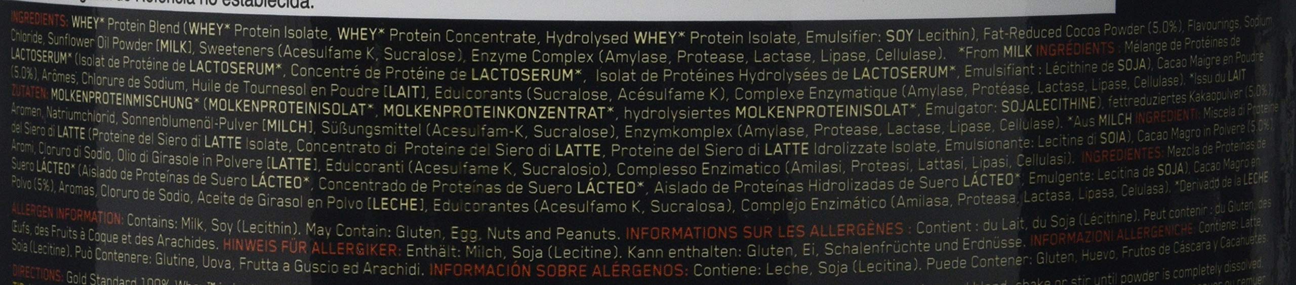 Optimum Nutrition Gold Standard 100% Whey Proteína en Polvo, Chocolate Peanut Butter - 2240 gr