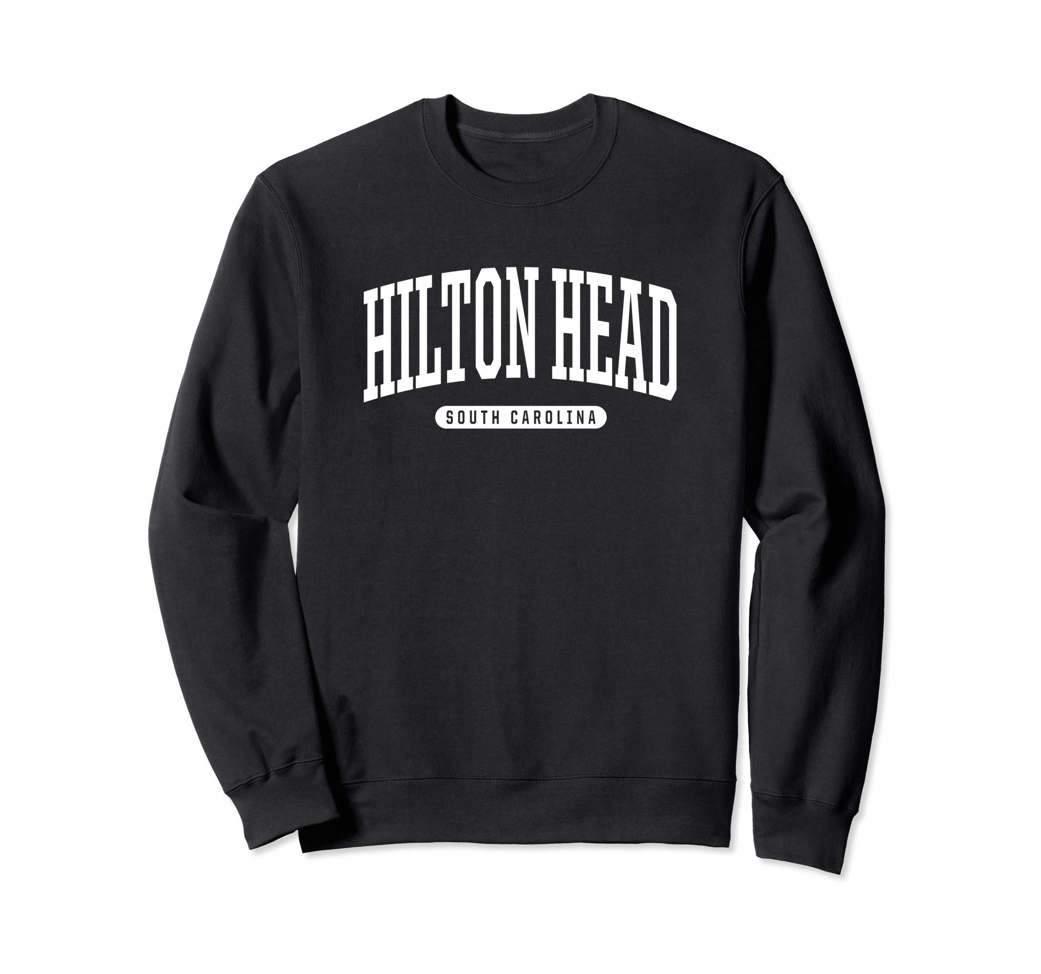 College Style Hilton Head South Carolina Souvenir Gift Sweatshirt