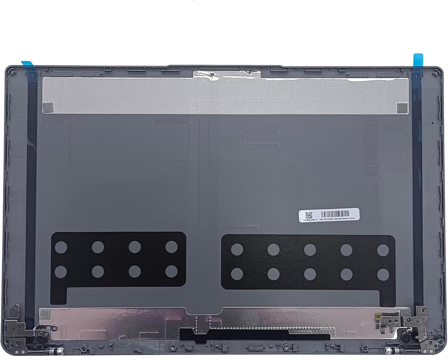 Replacement Laptop LCD Cover Back Rear Top Lid with Hinges for Lenovo IdeaPad 1 15ADA7 1 15AMN7 5CB1F36621 Silver
