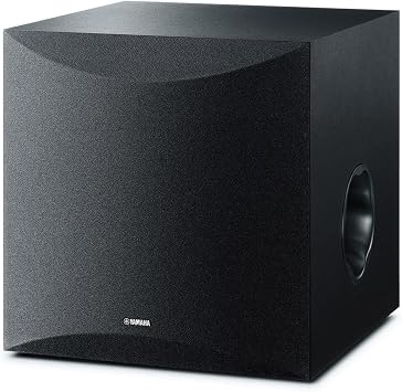 ياماها الصوت 10 "100 W بالطاقة مضخم الصوت - أسود NS-SW100BL
