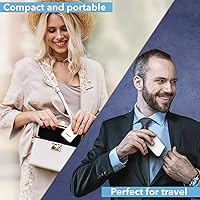 Vista 6 de Cable trenzado USB C a USB C de 3 pies y cargador USB C delgado, enchufe de pared USB C rápido de 30 W, bloque de carga plegable para iPhone 15 Pro