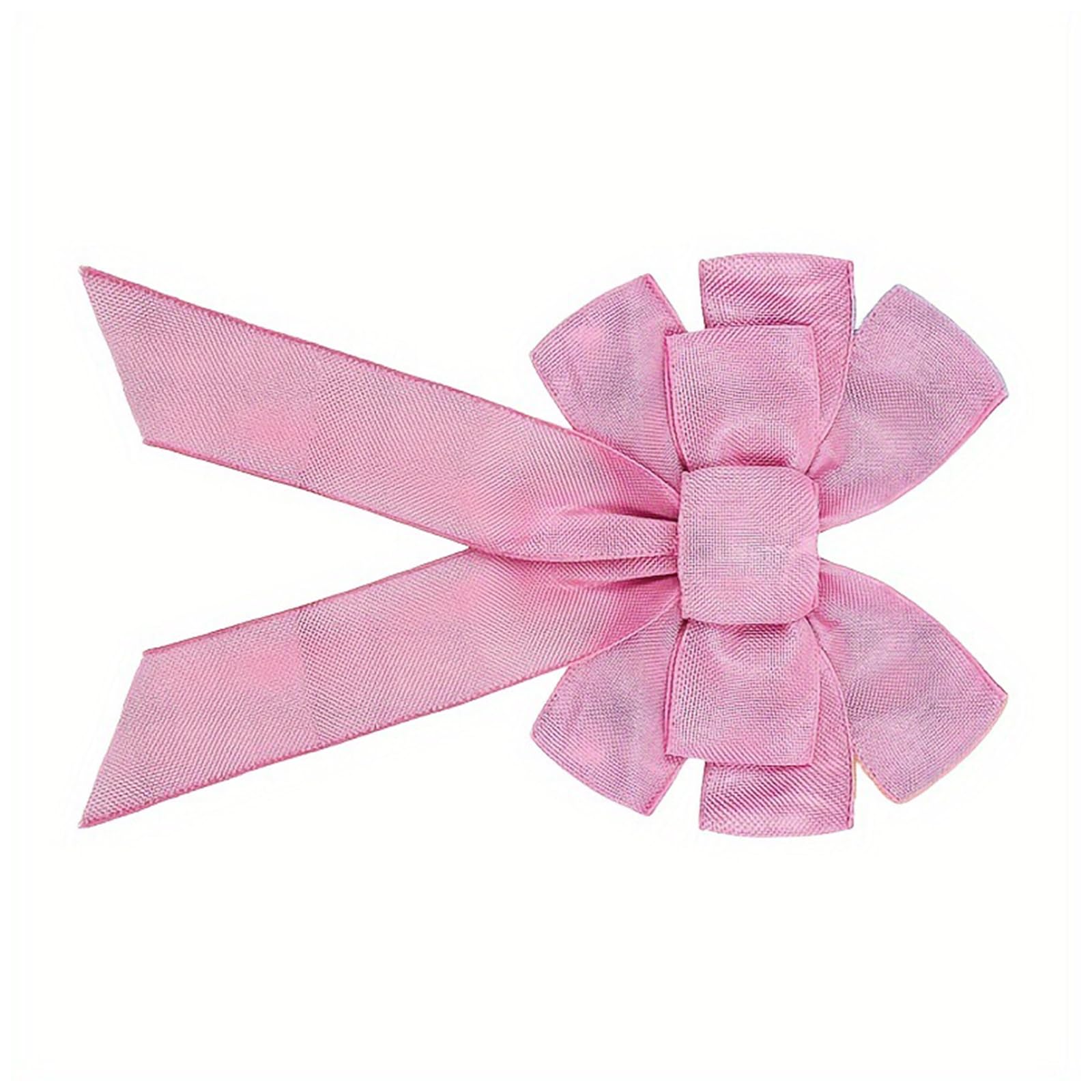 FGDTREE Bows for Wreath, Spring Wreath Bows for Front Door Decorations, Spring Faux Burlap Ornament Tree Toppers Bowknot Tree Toppers