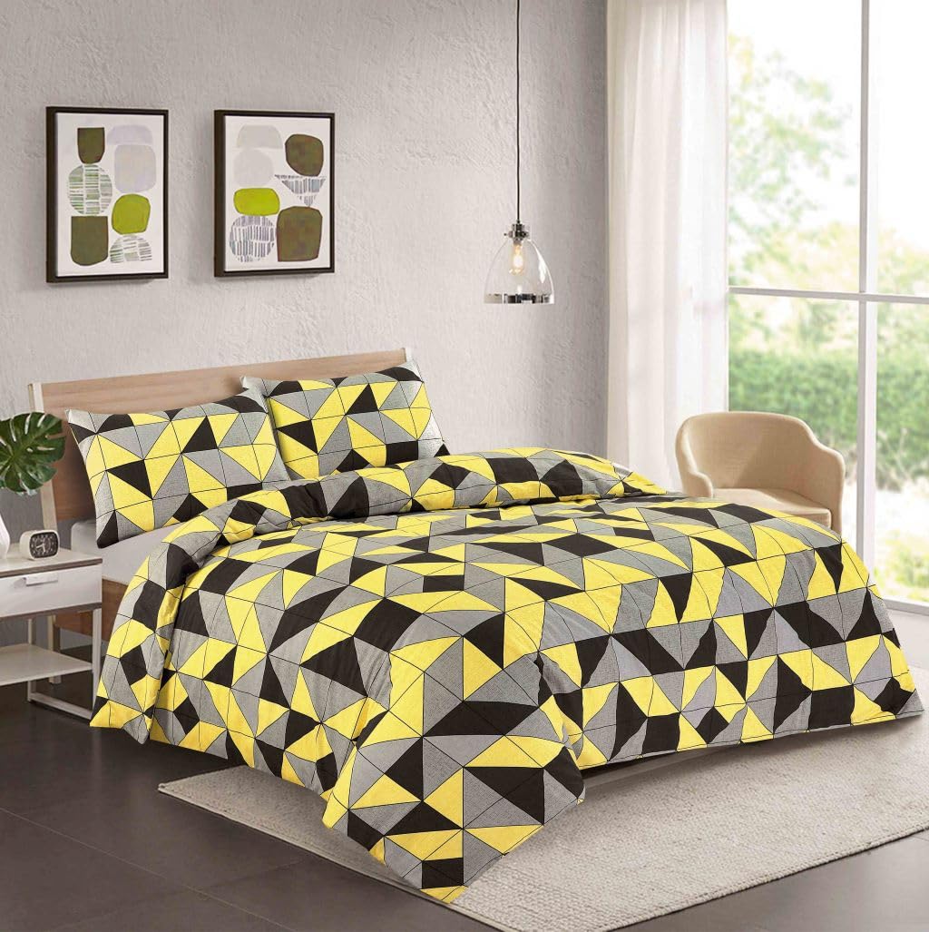 HOME ACE Alfie Printed Single Duvet Cover Set - Easy Care Poly Cotton Single Quilt Cover Bedding Set - 135CM x 200CM with 1 Pillowcase 50CM x 75CM โ image 1