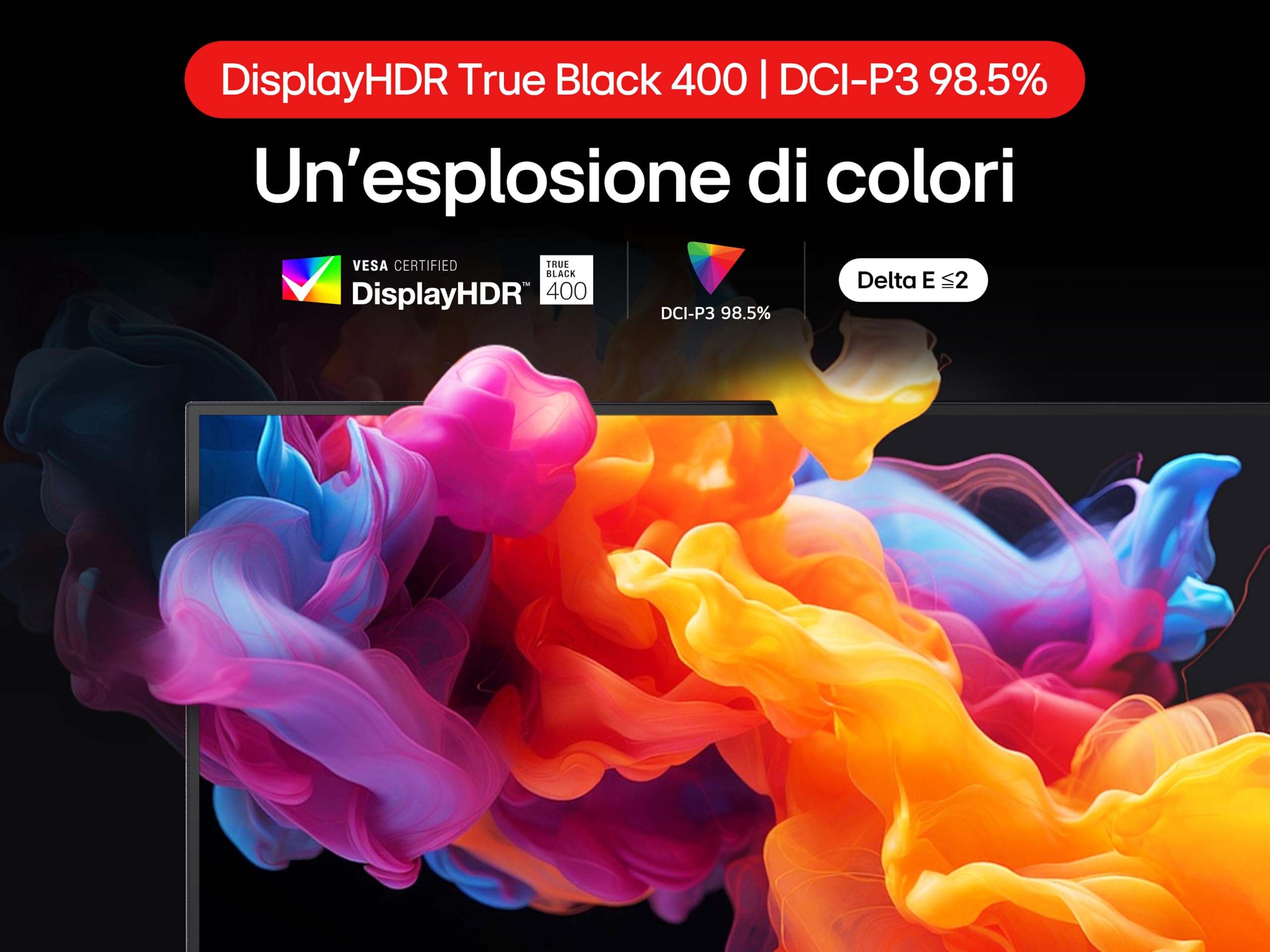 LG UltraGear OLED 27GX790A Monitor Gaming 27", QHD (2560x1440), OLED, 480Hz, 0,03ms (GtG), G-Sync, FreeSync Premium Pro, HDR True Black 400, HDMI 2.1, DisplayPort 2.1, Nero