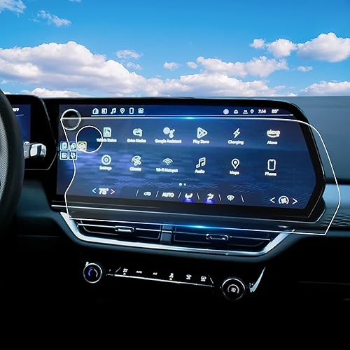 Vista 168 de 1 protector de pantalla de cristal templado brillante de 13.4 pulgadas para Silverado & Sierra 2500HD 3500HD 2022~2026 (sin botones en la pantalla)