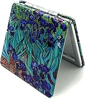 Vista 10 de Espejo Compacto Espejo de Cartera Espejo Pequeño de Maquillaje Espejo de Viaje Mini Espejo de Bolsillo Espejo de Lápiz Labial Flor de Almendro Van