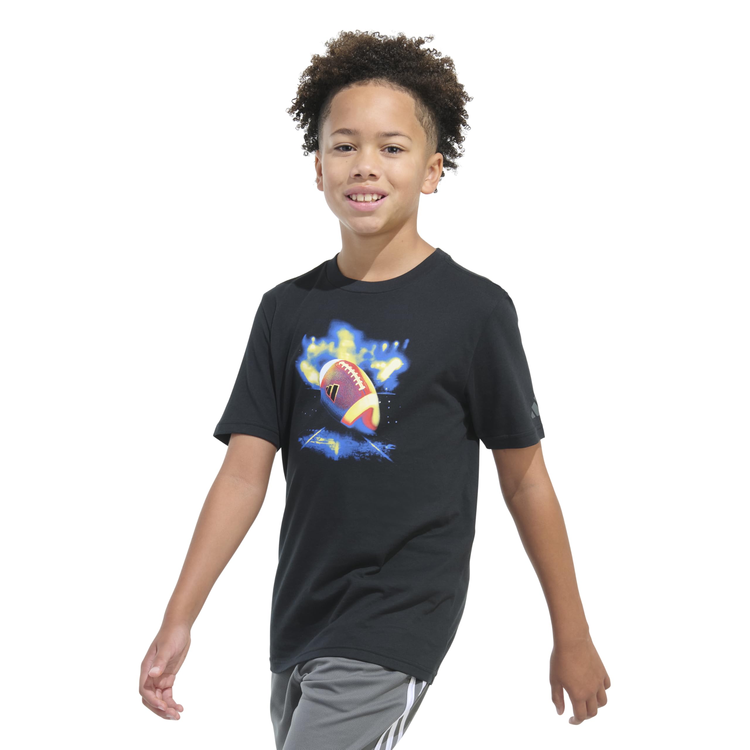 adidas Kurzärmeliges Heatmap-Fußball-T-Shirt für Jungen