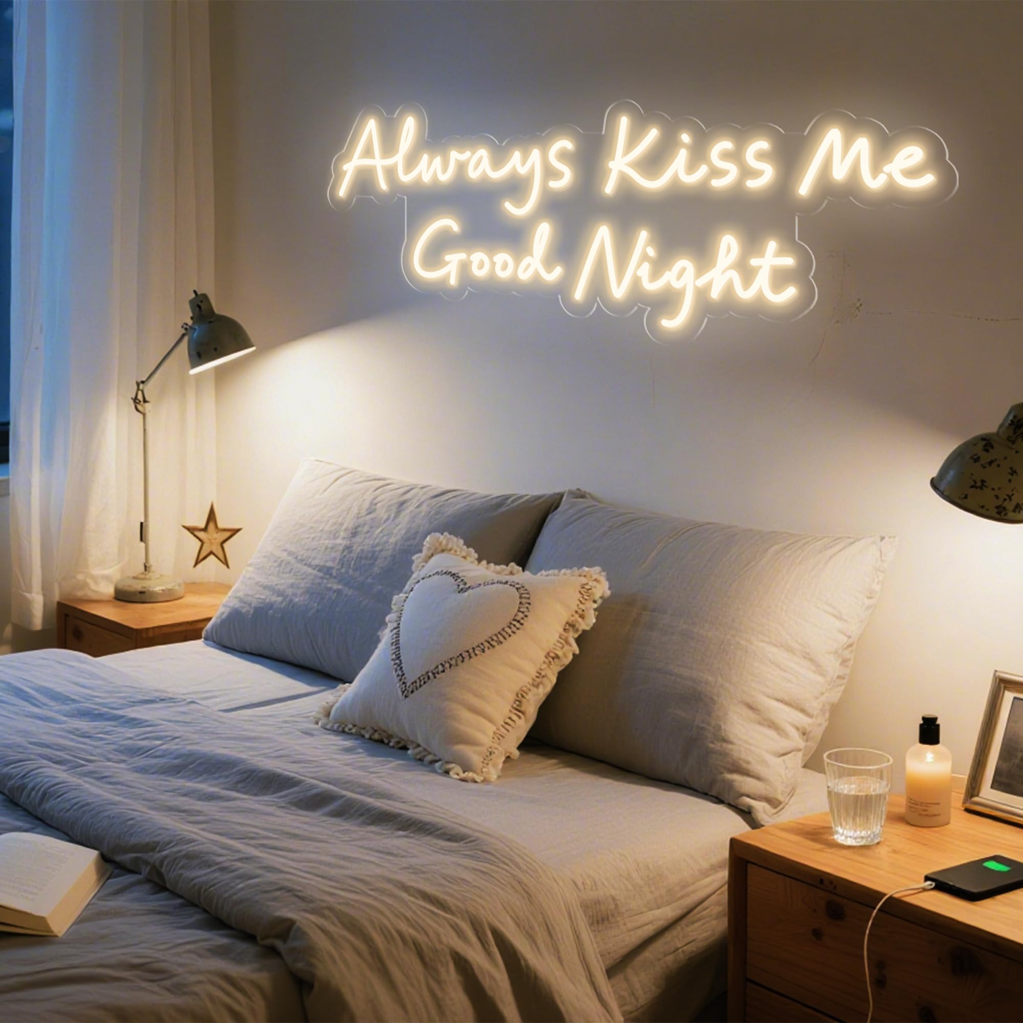 Insegna al neon personalizzata, insegne al neon personalizzate fatte a mano, durevole segno LED personalizzato dimmerabile luminoso per parete, insegne al neon personalizzate regalo di compleanno