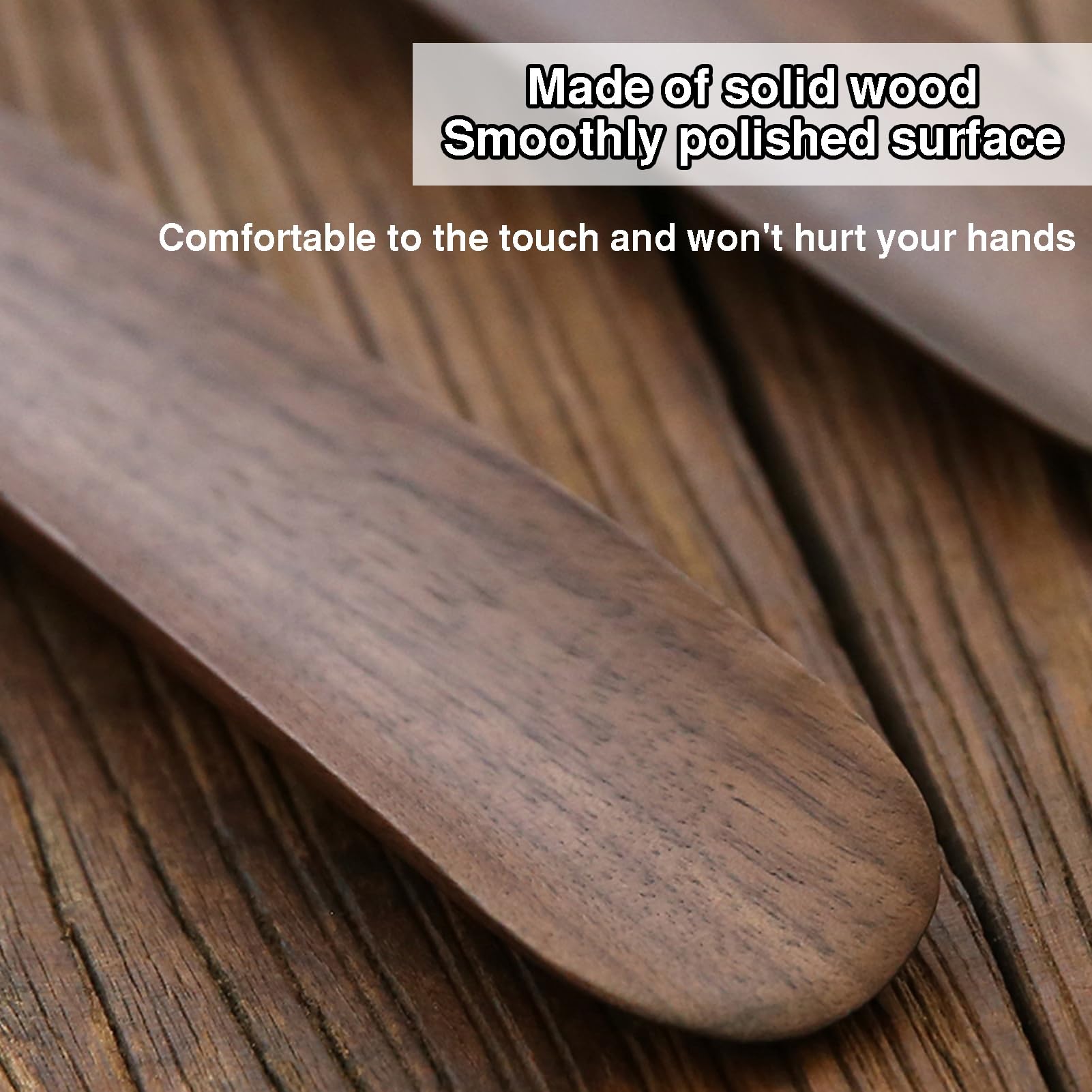 Genérico Calzadores De Madera Con Mango Largo, Herramienta For Calzar Zapatos Fácilmente Con Orificio For Colgar, Cómodos Alzazapatos Sin Necesidad De Agacharse, For Viajes