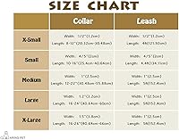 Vista 6 de ARING PET Collar y correa para perro, juego de collar y correa de terciopelo para perro, suave y cómodo, collares ajustables para perros