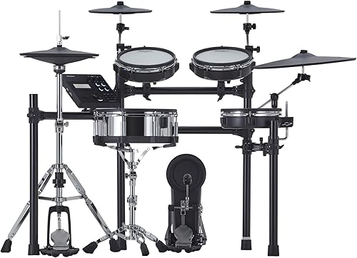 Miniatura 4 de Roland V-Drums TD-27KV2 - Juego de batería electrónica con trono de batería, bolsa para baqueta, cable de audio, 3 pares de baquetas y paño de