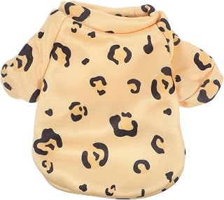 NOLITOY Warm Printed Dog Clothes for Fleece-Lined Pet Apparel for Dogs Adorable Puppy Outfit for Outdoor Activities Lightweight and Comfortable