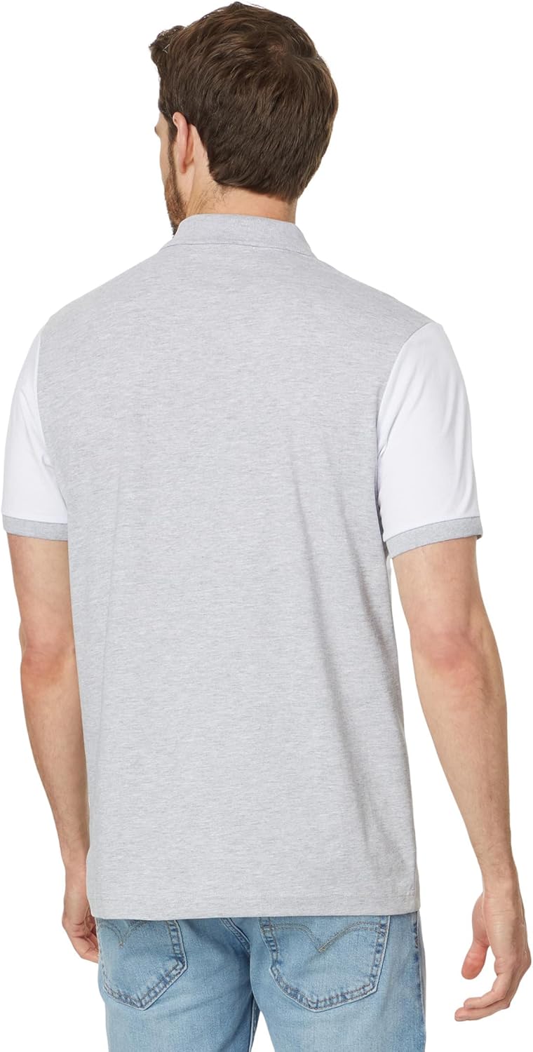 U.S. Polo Assn. Mens Short Sleeve 3 Colorblock Jersey Knit Polo Shirt - Image 2