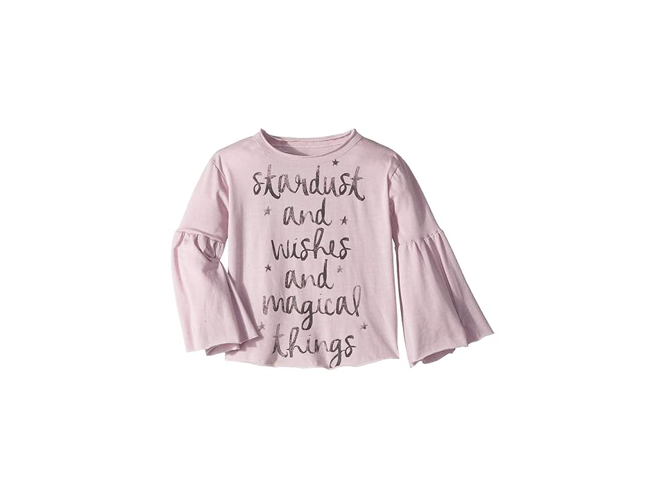 

Chaser Kids Super Soft Stardust/Magic Bell Sleeve Tee (Toddler/Little Kids) (Dirty Rose) Girl's Long Sleeve Pullover