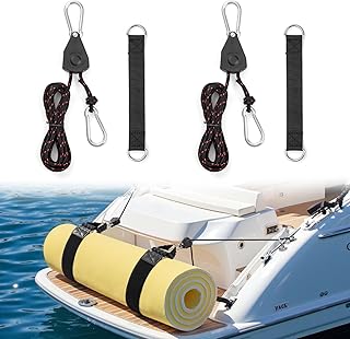 Adjustable Rope Hanger for Floating Lily Pad & Mat, Floating Mat Tie Down System-