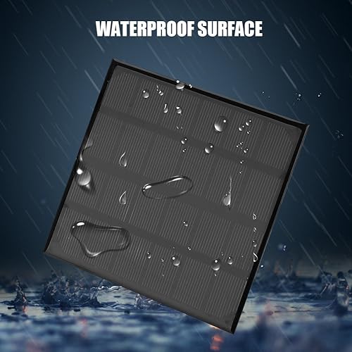 Miniatura 6 de Kit de mini ventilador de panel solar, 3 W 6 V al aire libre impermeable USB impermeable panel solar ventilador de refrigeración portátil al aire