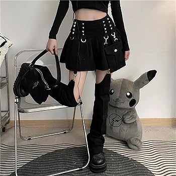 Amazon.co.jp: [Misswdd] スカート レッグウォーマー デニム