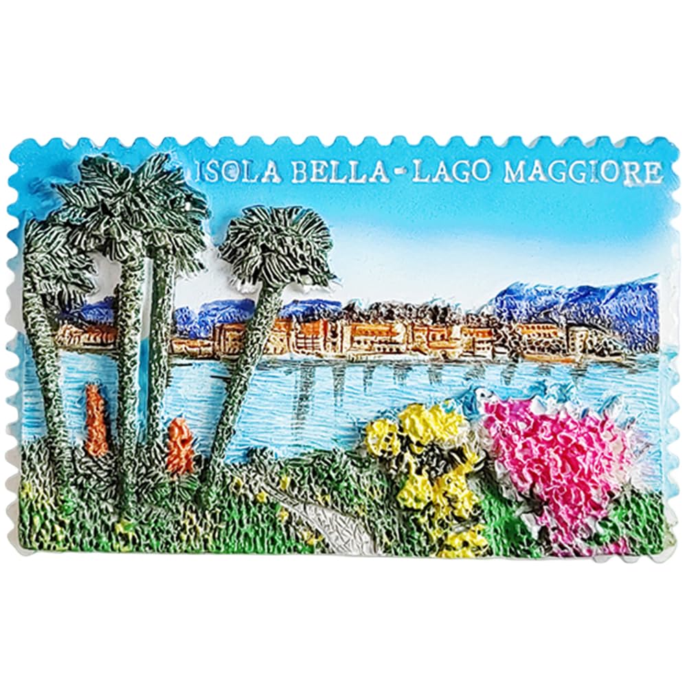 Magnete Frigorifero 3D Isola Bella Italia – Souvenir In Resina Fatto A Mano, Regalo Di Viaggio Originale, 5-8 Cm