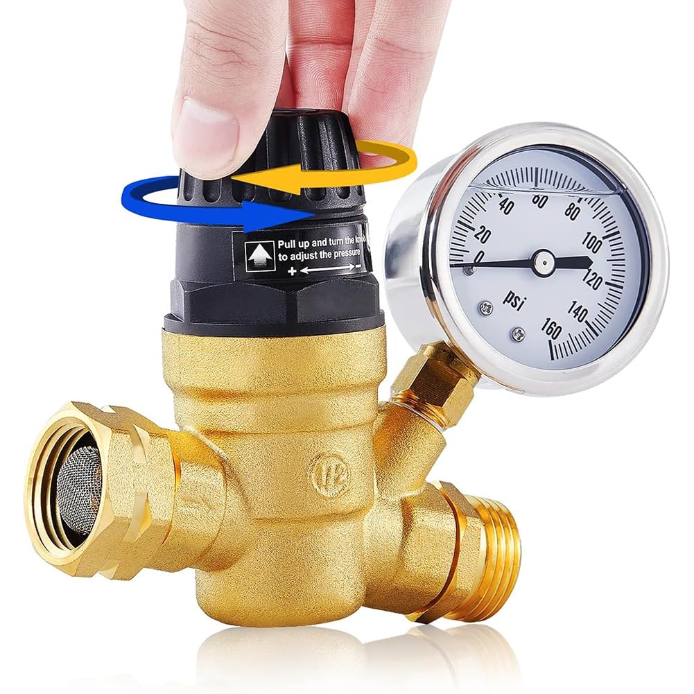 Valve de régulateur de pression d'eau pour camping-car en étape de vacances d'été