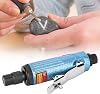 Air Die Grinder AT-7032B,Blue Aluminum Alloy Pneumatic Air Die Grinder Grinding Tools,Low Gas Consumption And Low Noise Air Die Grinder,Portable Pneumatic Die Grinder,For Metal Products, Stone
