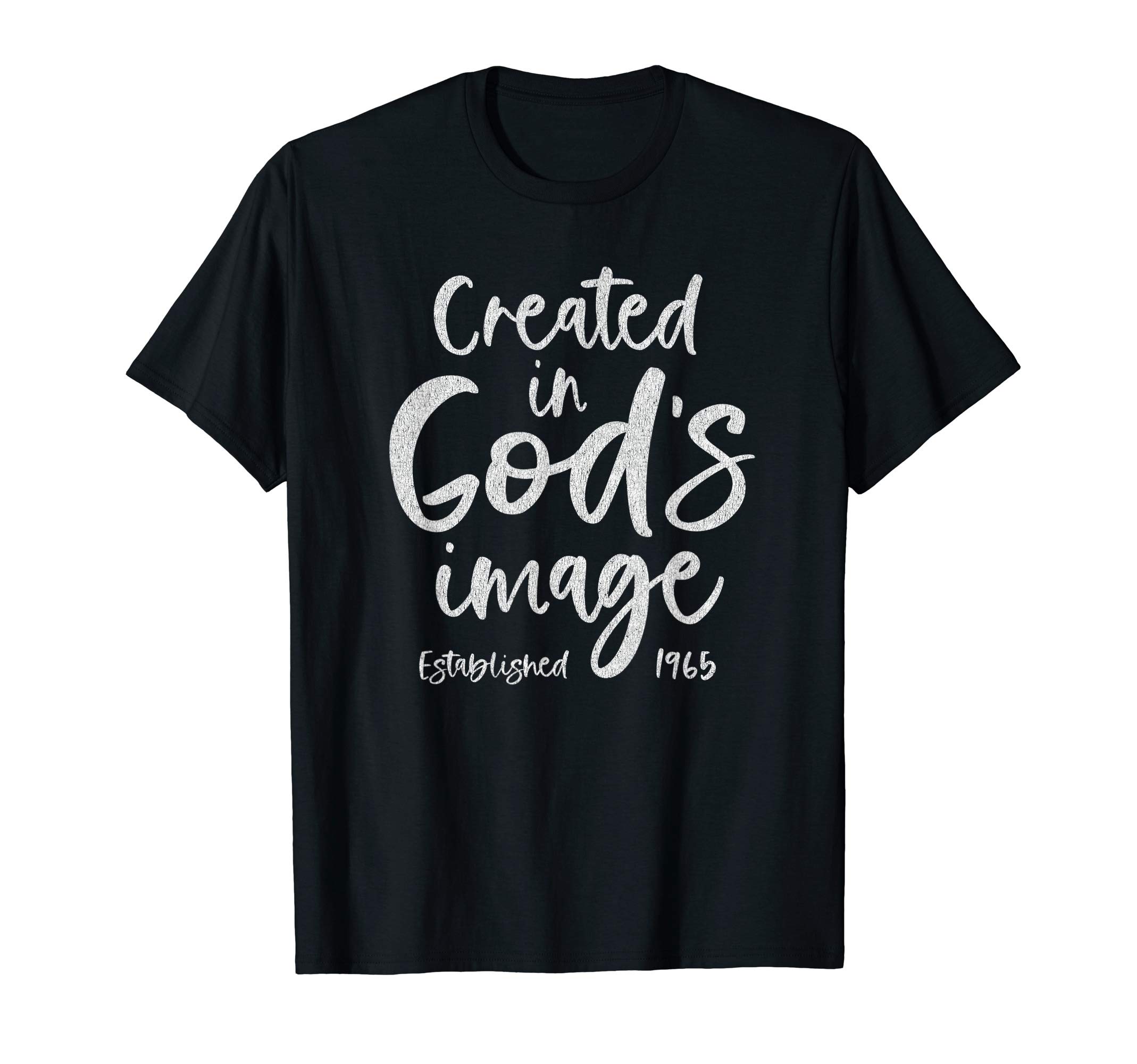 BORN58 Year Old Christian: Jesus and God 1965 58th Birthday T-Shirt