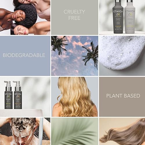 Miniatura 6 de Crecimiento del cabello para hombres. Champú profesional, acondicionador y tratamiento tópico correctivo diario. Cabello saludable, salud del cuero