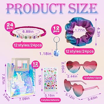 76 Pcs/12 Set Party Favors Bulk for Adult Friends Fans Party Decorations