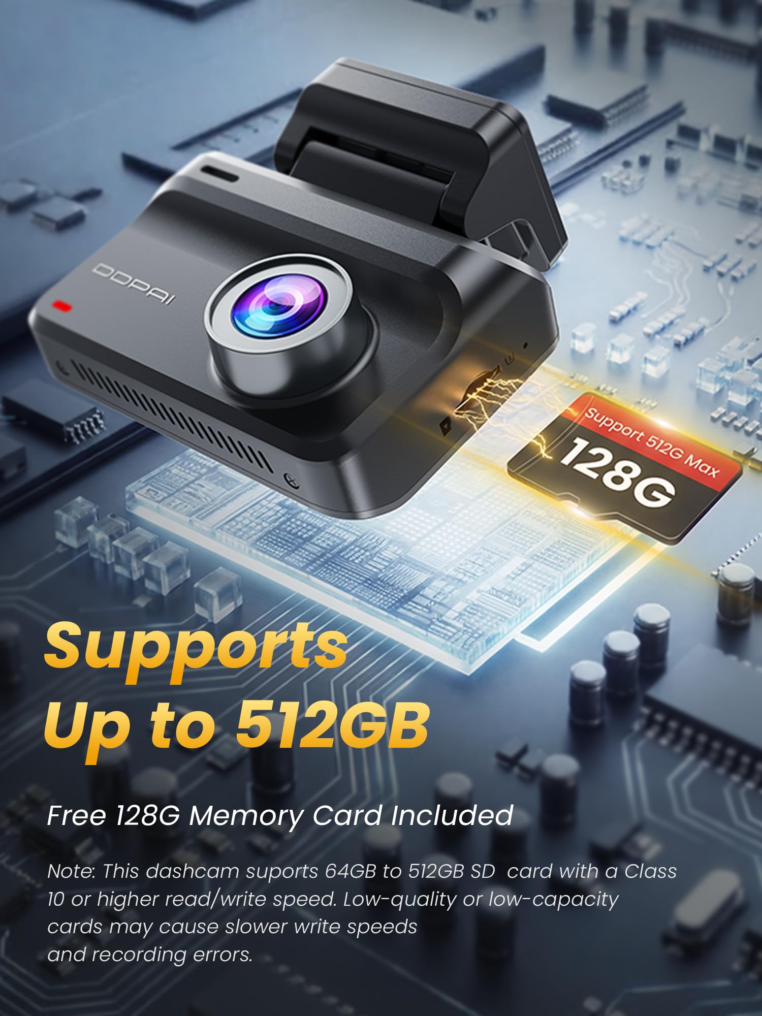 DDPAI Z50 Pro kamera samochodowa z przodu, z tyłu, 4K + 1080P, 5G WiFi6, GPS, Dash Cam 3" IPS, monitorowanie parkowania 48 h, widoczność w nocy, ADAS, nagrywanie w pętli, czujnik G, superkondensator