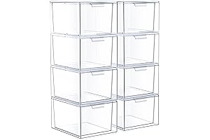 Sorbus Stackable Acrylic Drawers - Your Clear Choice for Organization and Style!