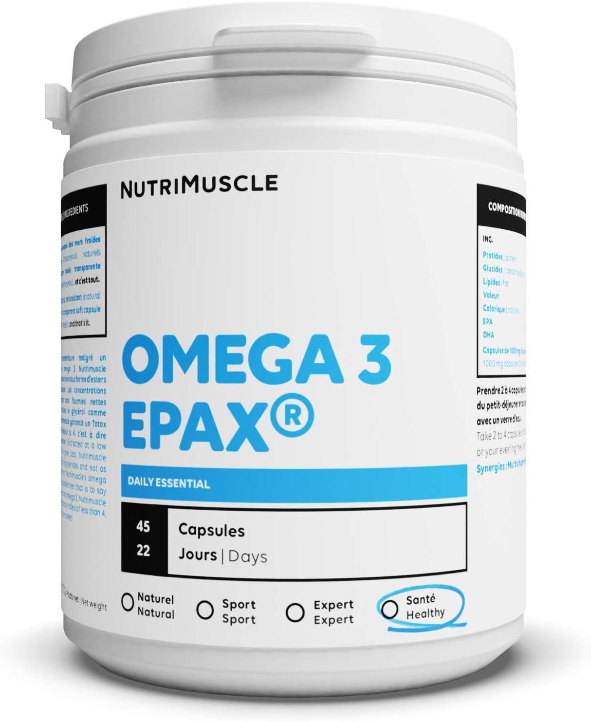 Oméga 3 Pur & Ultrafrais Label Epax® • Haute Concentration • Huile