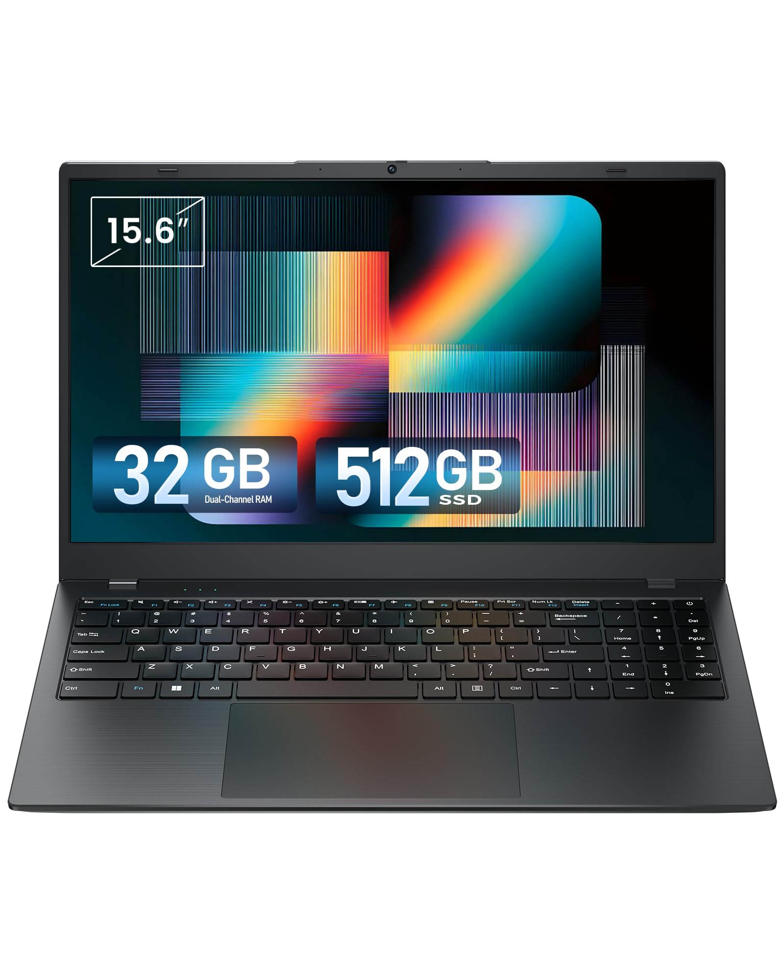 Amazon.com: ZENSAUN Laptop 32GB RAM 512GB SSD, 15.6 Inch FHD IPS