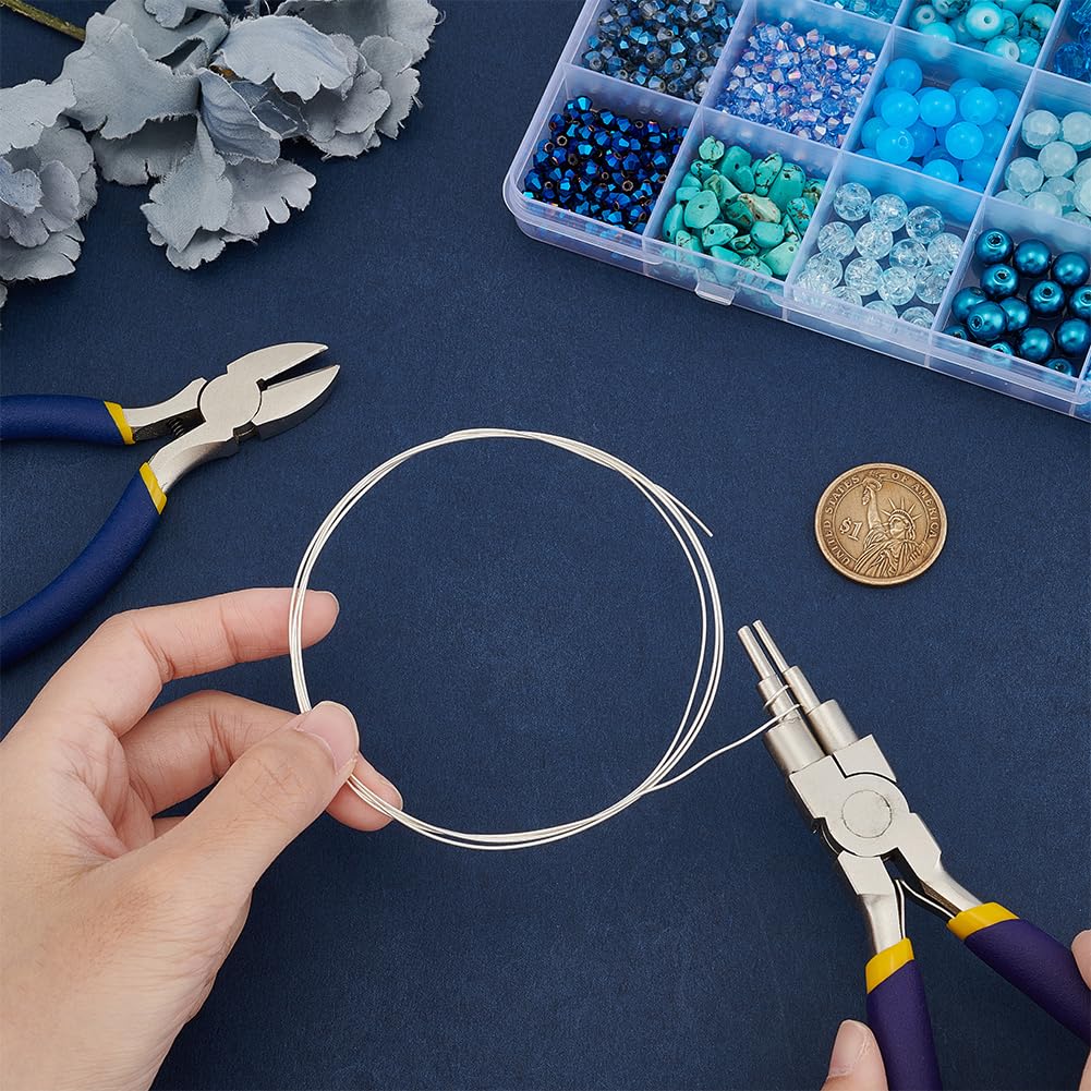 Fil Argent Sterling 999 BENECREAT - 0.7mm X 1m Pour Bijoux Artisanaux - Inclut Chiffon De Polissage