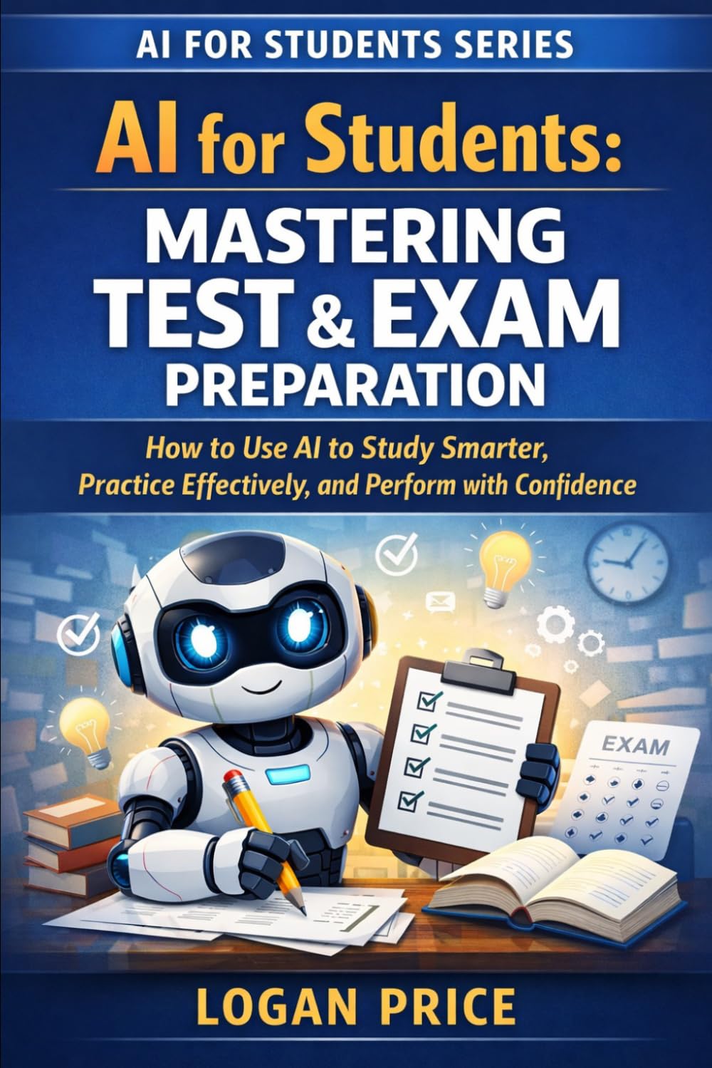 AI for Students: Mastering Test and Exam Preparation: How to Use AI to Study Smarter, Practice Effectively, and Perform with Confidence (AI for Academic Success)