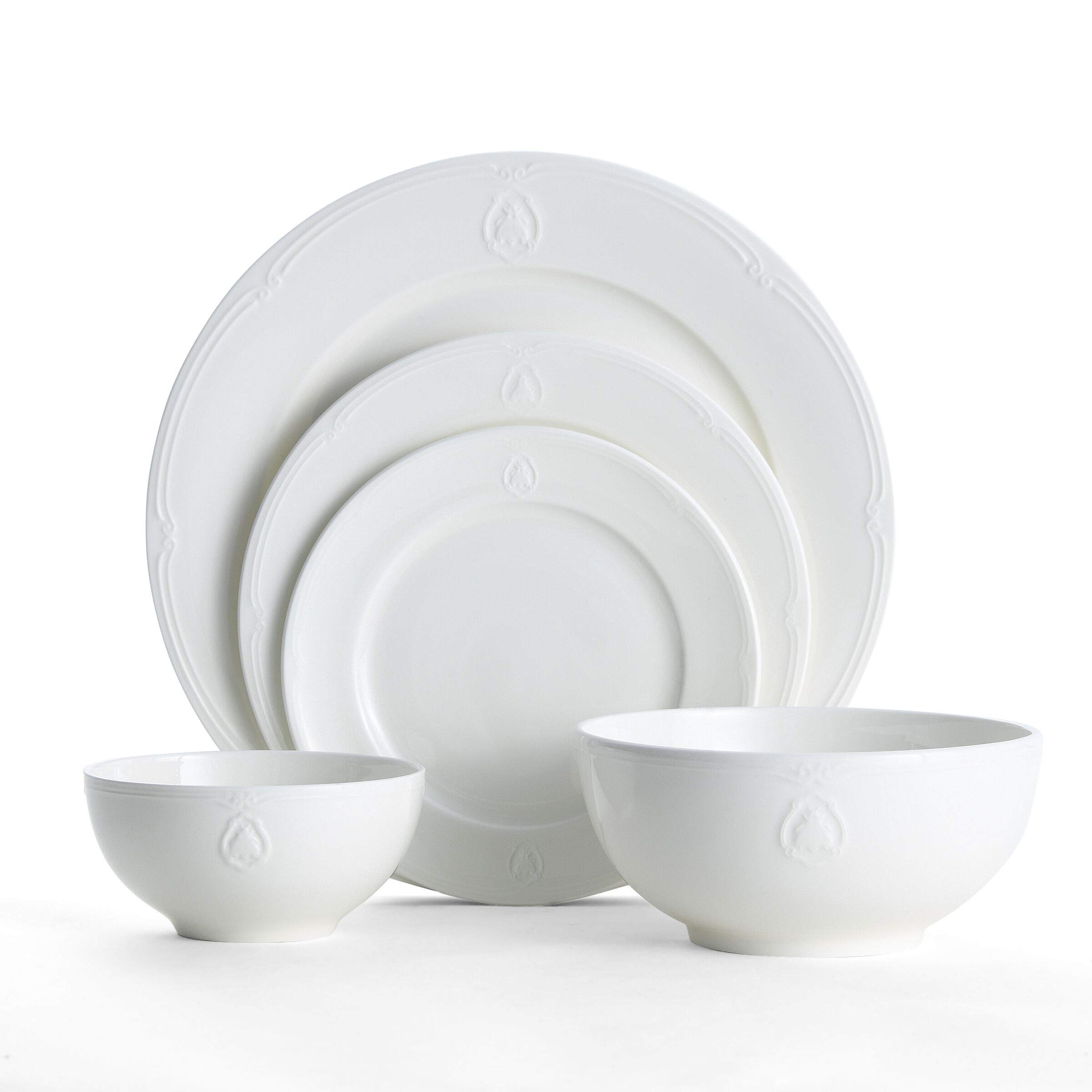 Amazon.com | Wallace Napolean Bee 40 Piece Dinnerware Set, Service